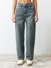 Акція на Джинси Baggy жіночі Trendyol TWOSS24JE00147 40 Блакитні від Rozetka
