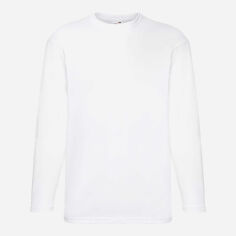 Акція на Лонгслів чоловічий Fruit of the Loom Valueweight Long Sleeve 61038030 L Білий від Rozetka
