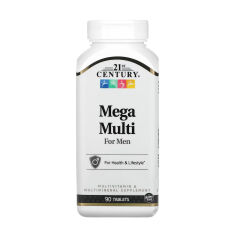 Акція на Мультивітаміни для чоловіків 21st Century Mega Multi for Men, 90 таблеток від Eva