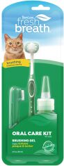 Акція на Набор Tropiclean Oral Care Kit Свежее дыхание для кошек уход за полостью рта 59 мл (003200) від Stylus