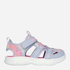 Акція на Дитячі сандалі для дівчинки Skechers 303276L 30 Лілові від Rozetka