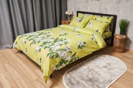 Акція на Комплект постільної білизни Moon&Star Бязь Gold Люкс Wisteria King Size 220x240 см наволочки 2х40х60 см (MS-820005495) від Rozetka