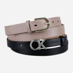 Акція на Ремінь жіночий Calvin Klein 247526987 XL Чорний/Коричневий від Rozetka