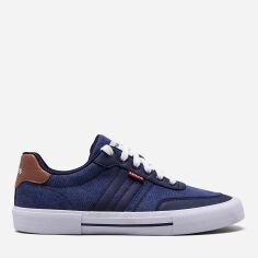 Акція на Чоловічі кеди Levi's 271455712 44.5 29 см Сині від Rozetka