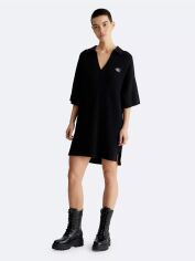 Акція на Сукня-футболка коротка літня жіноча Calvin Klein 4881975 M Чорна від Rozetka