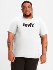 Акція на Футболка бавовняна довга чоловіча Levi's 364516579 3XL Біла від Rozetka