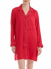 Акція на Нічна сорочка жіноча великого розміру Tommy Hilfiger 394735600 XL Червона від Rozetka