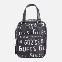 Акція на Сумка крос-боді через плече жіноча маленька Guess 401454373 Чорна від Rozetka