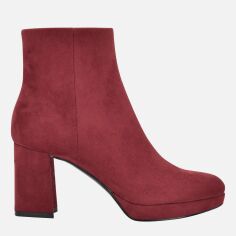 Акція на Жіночі ботильйони Calvin Klein 148831919 36.5 (6M) 23.5 см Бордові від Rozetka