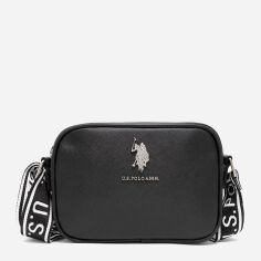 Акція на Сумка крос-боді через плече жіноча U.S. Polo Assn 27A278-1111 Чорна від Rozetka