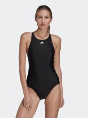 Акція на Купальник суцільний жіночий adidas Solid Tape Suit HR6474 36 Чорний від Rozetka