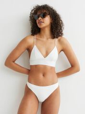 Акція на Нижня частина купальника жіноча H&M XAZ323788JQWN 38 Біла від Rozetka
