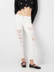 Акція на Джинси Slim Fit жіночі Springfield 6821030-99 40 Білі від Rozetka