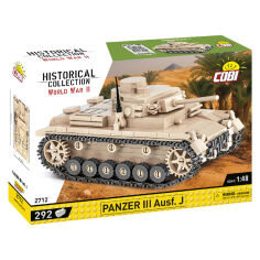 Акція на Конструктор Вторая Мировая Война Танк Panzer III 292 детали Cobi COBI-2712 від Podushka