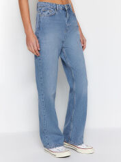 Акція на Джинси Regular Fit жіночі Trendyol TWOAW22JE0249 32 Блакитні від Rozetka