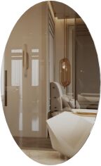 Акція на Дзеркало VAN MEBLES овальне 60x40 см від Rozetka