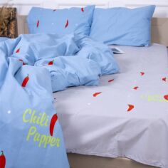 Акція на Простирадло MirSon Бязь 17-0345-1 Astana Сіре King Size 220x240 см 100% Бавовна від Rozetka