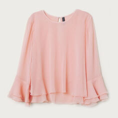 Акція на Блузка жіноча H&M 0584510 34 Рожева від Rozetka