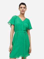 Акція на Плаття коротке літнє жіноче H&M XAZ443840FBSO XS Зелене від Rozetka