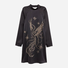 Акція на Плаття коротке осіннє жіноче H&M 0593858 36 Чорне від Rozetka