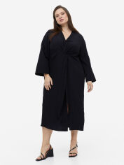 Акція на Плаття міді літнє жіноче H&M A3011-1167150_чорне M Чорне від Rozetka