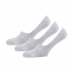 Акція на Набір шкарпеток чоловічих Modna Zona RT1131-013 сліди, білі, розмір 39-42, 3 пари від Eva