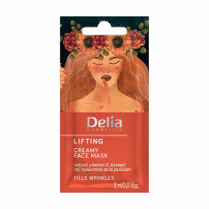 Акція на Кремова маска для обличчя Delia Cosmetics Lifting Creamy Face Mask Ліфтинг, 8 мл від Eva