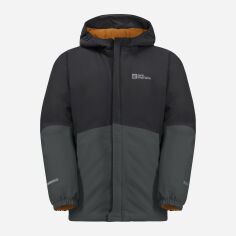 Акція на Підліткова демісезонна куртка для хлопчика Jack Wolfskin Blocky JACKET K 1610111_4136 140 см від Rozetka