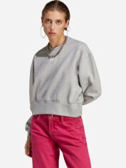 Акція на Світшот жіночий adidas Adicolor Essentials Crew IA6499 S Сірий від Rozetka