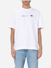 Акція на Футболка бавовняна чоловіча Calvin Klein Jeans J30J325195-YAF 2XL Біла від Rozetka