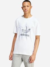 Акція на Футболка бавовняна довга чоловіча adidas Graphic IR9438 XL Біла від Rozetka