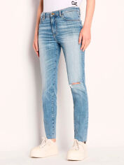 Акція на Джинси Slim Fit жіночі Armani Exchange 855321618 31 Сині від Rozetka