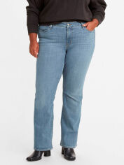 Акція на Джинси Regular Fit жіночі Levi`s 415 Classic Bootcut Slate Ideal 291814322 22 Сині від Rozetka