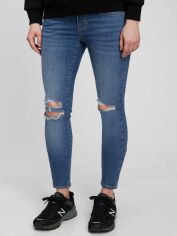 Акція на Джинси для вагітних Skinny GAP 600385716 32 Сині від Rozetka