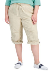 Акція на Бриджі жіночі Tommy Hilfiger 809446471 XS Бежеві від Rozetka