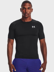 Акція на Спортивна футболка довга чоловіча Under Armour Ua Hg Armour Comp Ss 1361518-001 L Чорна від Rozetka