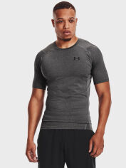 Акція на Футболка спортивна довга чоловіча Under Armour HG Armour Comp SS 1361518-090 M Сіра від Rozetka