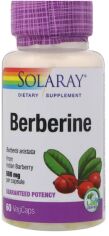 Акція на Solaray, Berberine, 500 mg, 60 VegCaps (SOR-47705) від Stylus