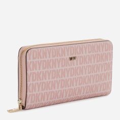 Акція на Гаманець жіночий для карток DKNY R4112C85_F6V Бежевий від Rozetka