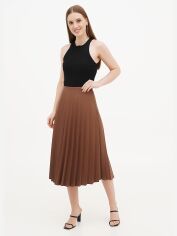 Акція на Спідниця міді осіння жіноча EQUILIBRI TEL Skirt TR XL Коричнева від Rozetka
