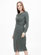 Акція на Плаття-футболка міді осіннє жіноче EQUILIBRI VLN Dress X Sht L Зелене від Rozetka