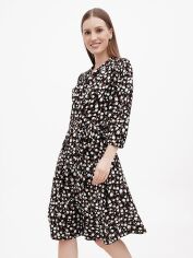 Акція на Плаття на запах міді літнє жіноче EQUILIBRI TSV Dress SHT MN 2 M Чорне від Rozetka