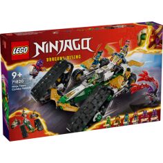 Акція на Конструктор LEGO 71820 NINJAGO Комби-автомобиль команды ниндзя від MOYO
