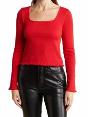 Акція на Лонгслів жіночий DKNY 802391879 M Червоний від Rozetka