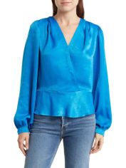 Акція на Блузка жіноча Donna Karan NY (DKNY) 560990789 XS Синя від Rozetka
