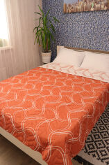 Акція на Стеганое одеяло-покрывало Weave Orange 4 сезона Lighthouse 200х220 см від Podushka