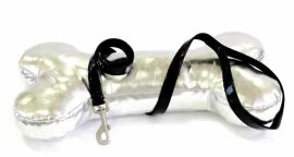 Акція на Повідець для собак Croci Leatherette лаковий 120x1.5 см чорний (C5079238) від Y.UA