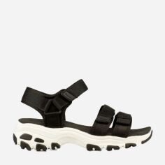 Акція на Сандалії Skechers D'Lites 31514 BLK 37 (7) 24 см Чорні _3125145 від Rozetka