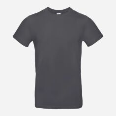 Акція на Футболка бавовняна довга чоловіча B&C TU03T620 2XL Сірий меланж від Rozetka