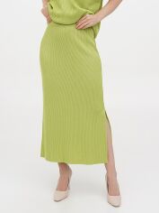 Акція на Спідниця міді осіння пряма жіноча EQUILIBRI PC D Skirt S Зелена від Rozetka